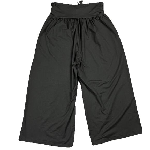 TARSE Womens Wide Leg High Rise Pants Large Loose Yoga Comfy Lounge Pants NWT - Picture 1 of 11